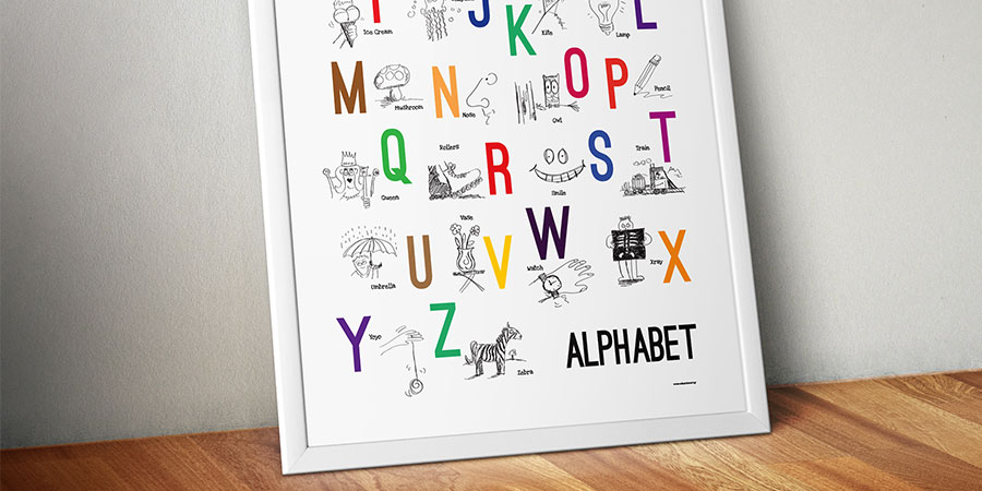 Νέα αφίσα “Alphabet” με σκίτσα