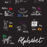 The Alphabet – Black